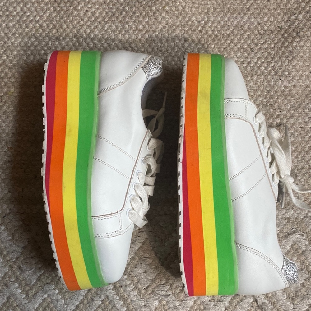 Very Volatile Rainbow Platform Sneakers